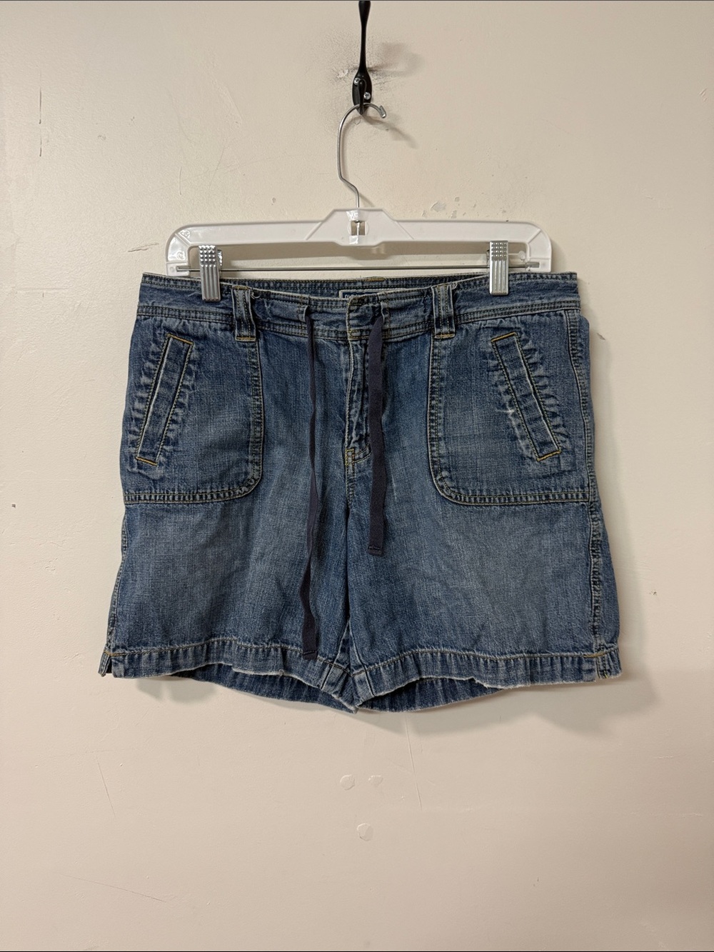 Old Navy Blue Denim Drawstring Shorts 2005